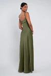 Landry Olive Green Bridesmaid Dress by Jenny Yoo - back