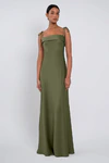 Landry Olive Green Bridesmaid Dress by Jenny Yoo - front