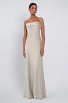Landry bridesmaid dress by Jenny Yoo in Platinum - Grey - Front