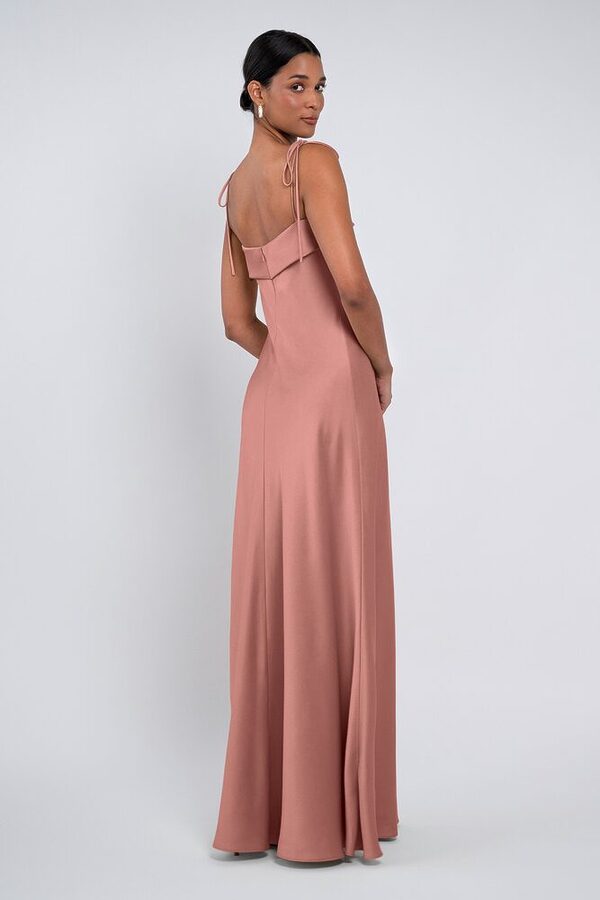 Landry bridesmaid dress by Jenny Yoo in Wild Rose - Pink - Back Landry bridesmaid dress by Jenny Yoo in Wild Rose - Pink - Back