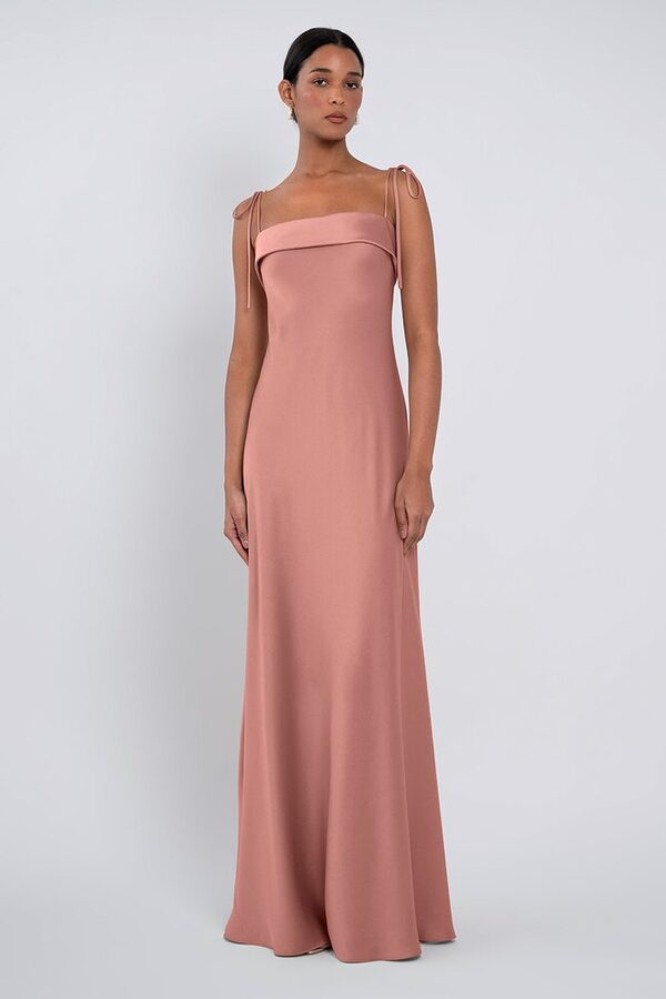 Landry bridesmaid dress by Jenny Yoo in Wild Rose - Pink - Front Landry bridesmaid dress by Jenny Yoo in Wild Rose - Pink - Front