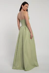 Leni bridesmaid dress by Jenny Yoo in Pistachio - Green - Back