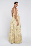 Lilly Ophelia Maternity Buttercup Multi embroidered bridesmaid dress by Jenny Yoo (back)