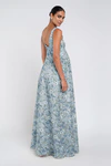 Lilly Ophelia Maternity Whisper Multi embroidered bridesmaid dress by Jenny Yoo (back)