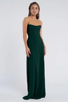 Liv Emerald Green bridesmaid dress by Jenny Yoo — front