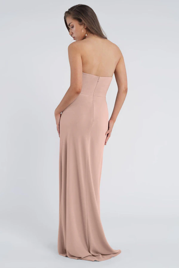 Liv Whipped Apricot Orange bridesmaid dress by Jenny Yoo — back Liv Whipped Apricot Orange bridesmaid dress by Jenny Yoo — back