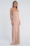 Liv Whipped Apricot Orange bridesmaid dress by Jenny Yoo — front