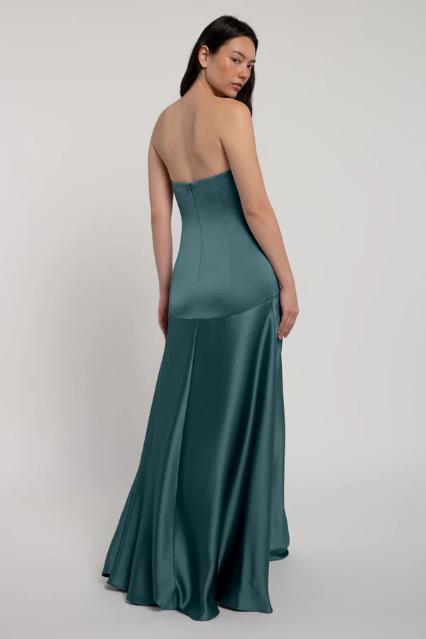 Pia Agave Green bridesmaid dress by Jenny Yoo — back Pia Agave Green bridesmaid dress by Jenny Yoo — back