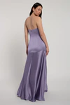 Pia Amethyst Purple bridesmaid dress by Jenny Yoo — back