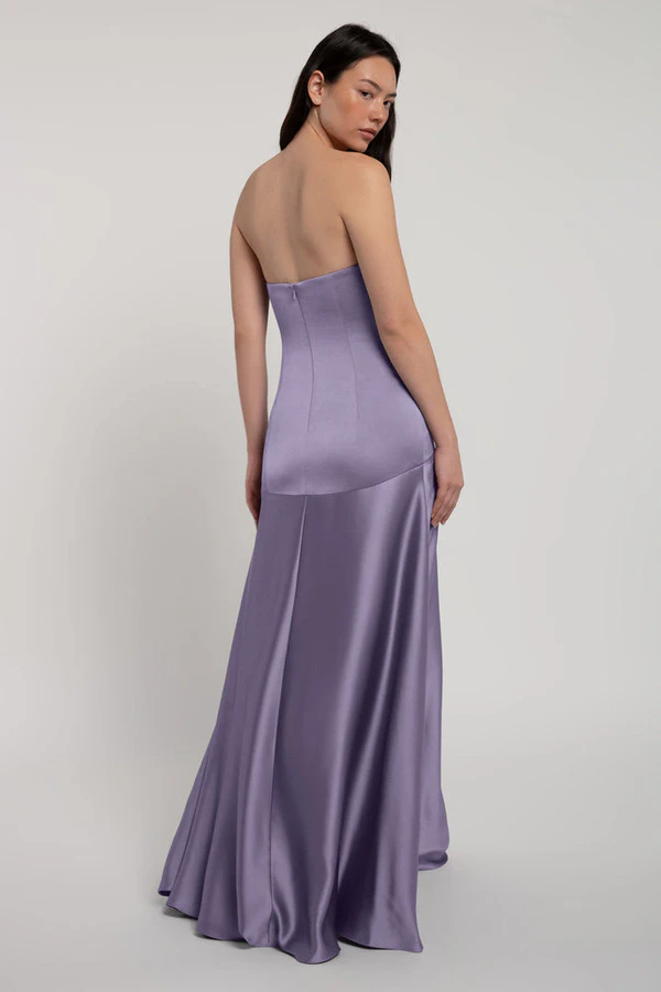 Pia Amethyst Purple bridesmaid dress by Jenny Yoo — back Pia Amethyst Purple bridesmaid dress by Jenny Yoo — back
