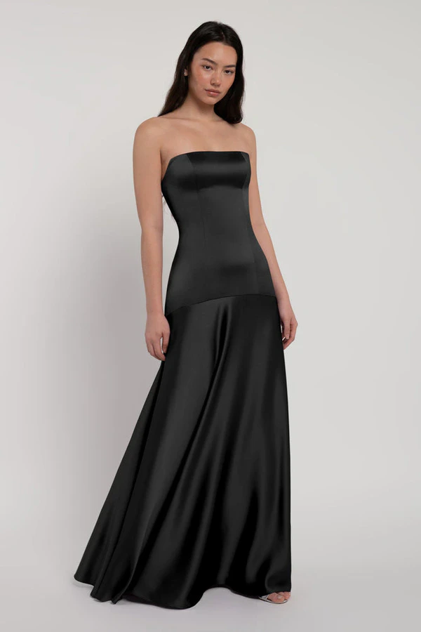 Pia Black Black bridesmaid dress by Jenny Yoo — detail Pia Black Black bridesmaid dress by Jenny Yoo — detail