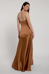 Pia Bronze Gold bridesmaid dress by Jenny Yoo — back