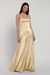 Pia Buttercup Yellow bridesmaid dress by Jenny Yoo — detail