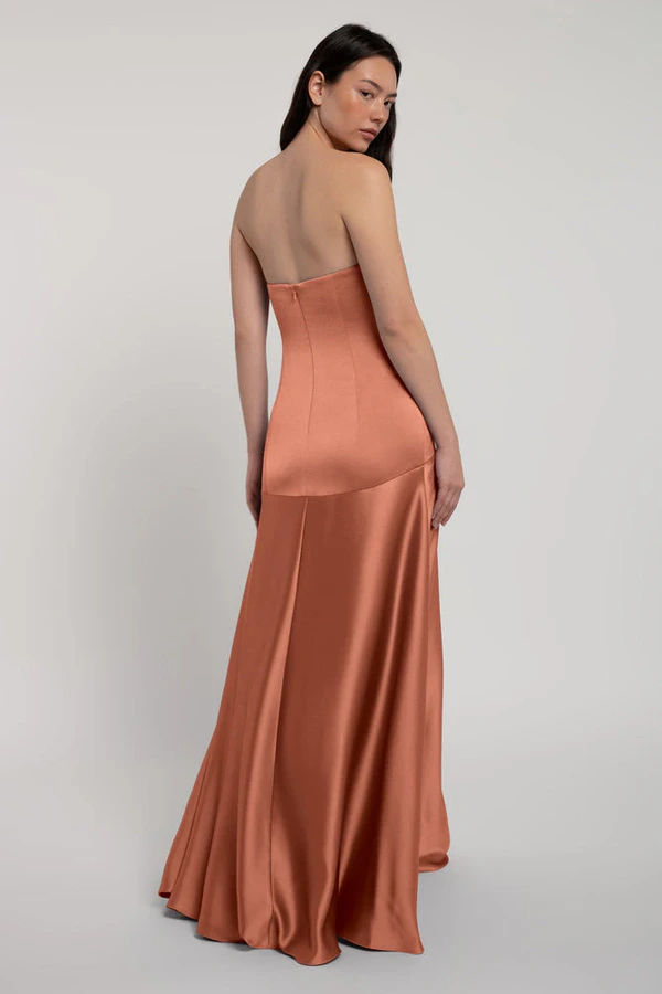 Pia Canyon Sunset Orange bridesmaid dress by Jenny Yoo — back Pia Canyon Sunset Orange bridesmaid dress by Jenny Yoo — back
