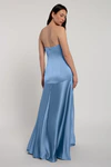 Pia Cornflower Blue bridesmaid dress by Jenny Yoo — back