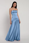 Pia Cornflower Blue bridesmaid dress by Jenny Yoo — detail