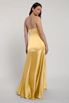 Pia Daffodil Yellow bridesmaid dress by Jenny Yoo — back