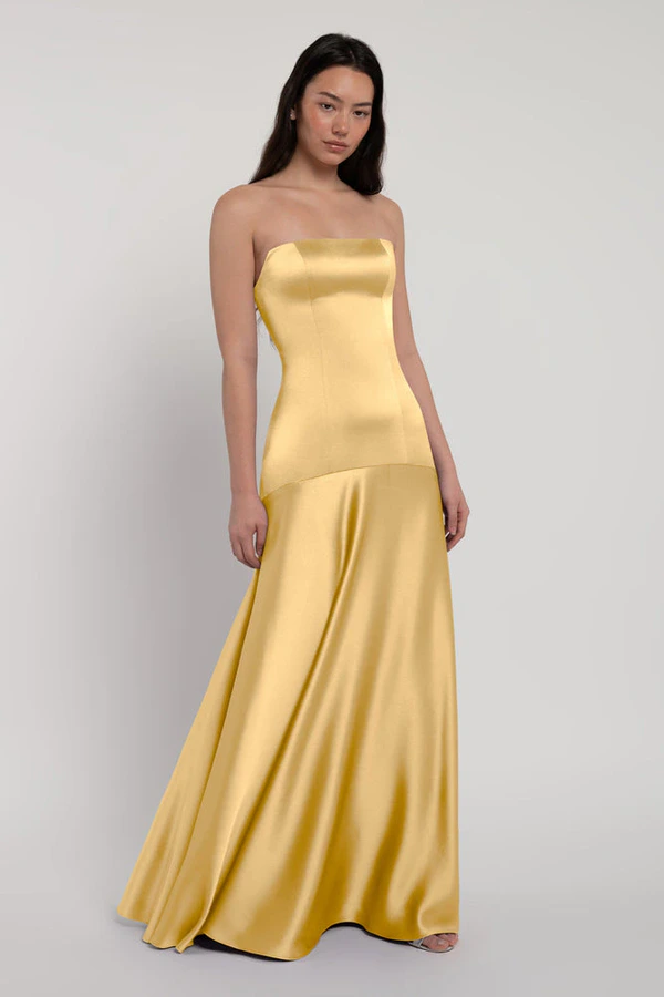 Pia Daffodil Yellow bridesmaid dress by Jenny Yoo — detail Pia Daffodil Yellow bridesmaid dress by Jenny Yoo — detail