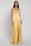 Pia Daffodil Yellow bridesmaid dress by Jenny Yoo — front