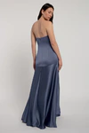 Pia Dusk Blue bridesmaid dress by Jenny Yoo — back