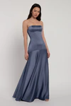 Pia Dusk Blue bridesmaid dress by Jenny Yoo — detail