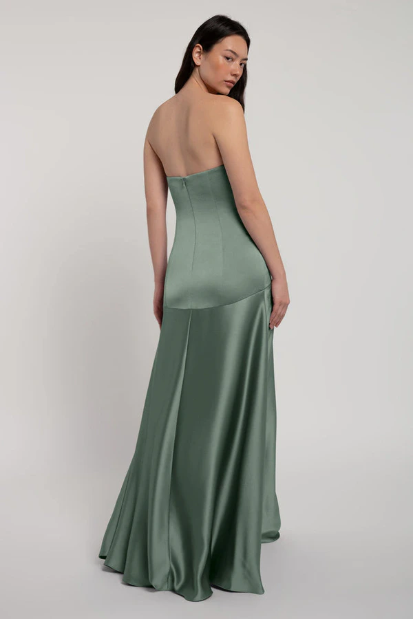 Pia Eucalyptus Green bridesmaid dress by Jenny Yoo — back Pia Eucalyptus Green bridesmaid dress by Jenny Yoo — back