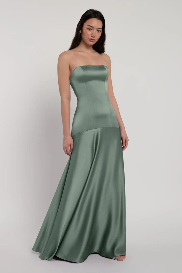 Pia Eucalyptus Green bridesmaid dress by Jenny Yoo — detail Pia Eucalyptus Green bridesmaid dress by Jenny Yoo — detail