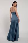 Pia Evening Blue Blue bridesmaid dress by Jenny Yoo — back
