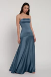 Pia Evening Blue Navy bridesmaid dress by Jenny Yoo — detail