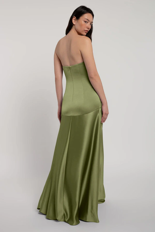 Pia Fern Green bridesmaid dress by Jenny Yoo — back Pia Fern Green bridesmaid dress by Jenny Yoo — back