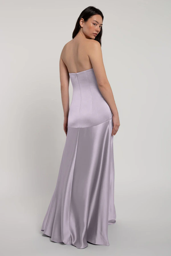 Pia Lilac Mist Purple bridesmaid dress by Jenny Yoo — back Pia Lilac Mist Purple bridesmaid dress by Jenny Yoo — back