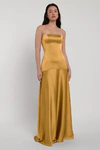 Pia Marigold Orange bridesmaid dress by Jenny Yoo — front