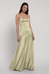 Pia Matcha Green bridesmaid dress by Jenny Yoo — detail