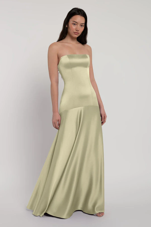 Pia Matcha Green bridesmaid dress by Jenny Yoo — detail Pia Matcha Green bridesmaid dress by Jenny Yoo — detail