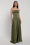 Pia Olive Green bridesmaid dress by Jenny Yoo — front