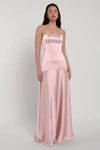 Pia Powder Pink Pink bridesmaid dress by Jenny Yoo — front
