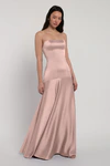 Pia Soft Blush Pink bridesmaid dress by Jenny Yoo — detail