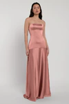 Pia Wild Rose Pink bridesmaid dress by Jenny Yoo — front
