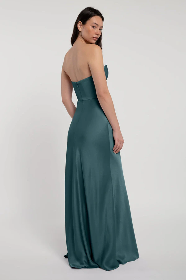 Rosa Agave Green bridesmaid dress by Jenny Yoo — back Rosa Agave Green bridesmaid dress by Jenny Yoo — back