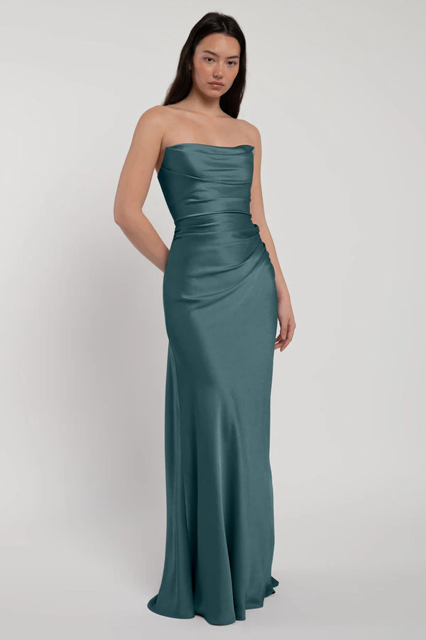 Rosa Agave Green bridesmaid dress by Jenny Yoo — front Rosa Agave Green bridesmaid dress by Jenny Yoo — front