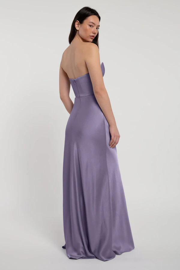 Rosa Amethyst Purple bridesmaid dress by Jenny Yoo — back Rosa Amethyst Purple bridesmaid dress by Jenny Yoo — back