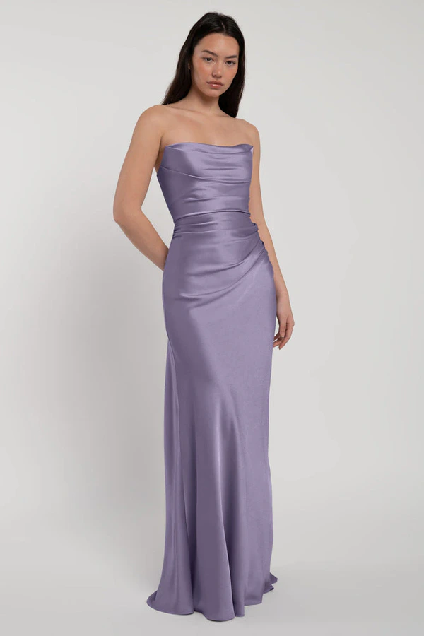 Rosa Amethyst Purple bridesmaid dress by Jenny Yoo — front Rosa Amethyst Purple bridesmaid dress by Jenny Yoo — front