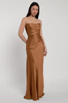 Rosa Bronze Gold bridesmaid dress by Jenny Yoo — front