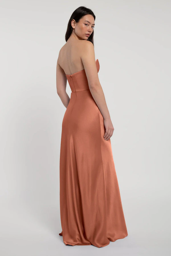 Rosa Canyon Sunset Orange bridesmaid dress by Jenny Yoo — back Rosa Canyon Sunset Orange bridesmaid dress by Jenny Yoo — back
