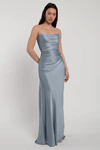 Rosa Chambray Blue bridesmaid dress by Jenny Yoo — front