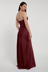 Rosa Dark Berry Burgundy bridesmaid dress by Jenny Yoo — back