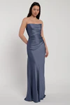Rosa Dusk Blue bridesmaid dress by Jenny Yoo — front