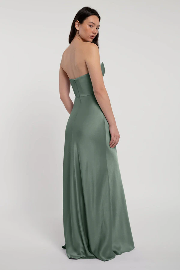 Rosa Eucalyptus Green bridesmaid dress by Jenny Yoo — back Rosa Eucalyptus Green bridesmaid dress by Jenny Yoo — back