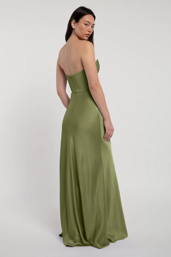 Rosa Fern Green bridesmaid dress by Jenny Yoo — back Rosa Fern Green bridesmaid dress by Jenny Yoo — back