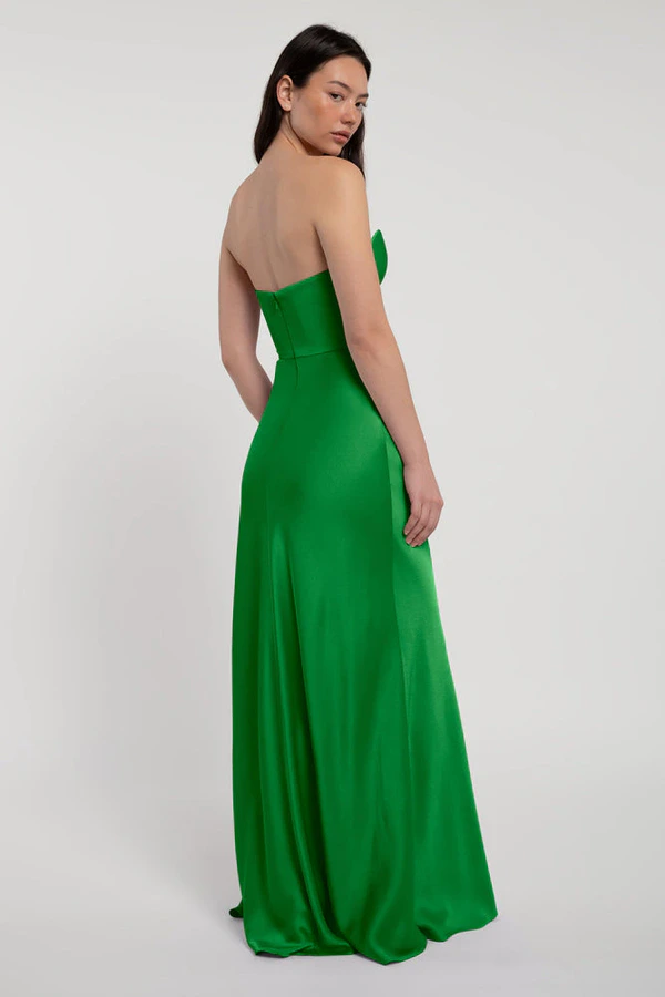 Rosa Kelly Green Green bridesmaid dress by Jenny Yoo — back Rosa Kelly Green Green bridesmaid dress by Jenny Yoo — back